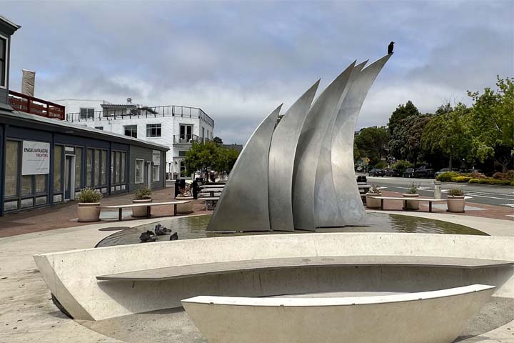 “Coming About” Tiburon, California